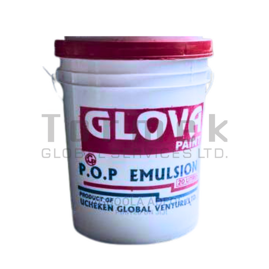 glova paint pop ceiling finishing emulsion Nigeria